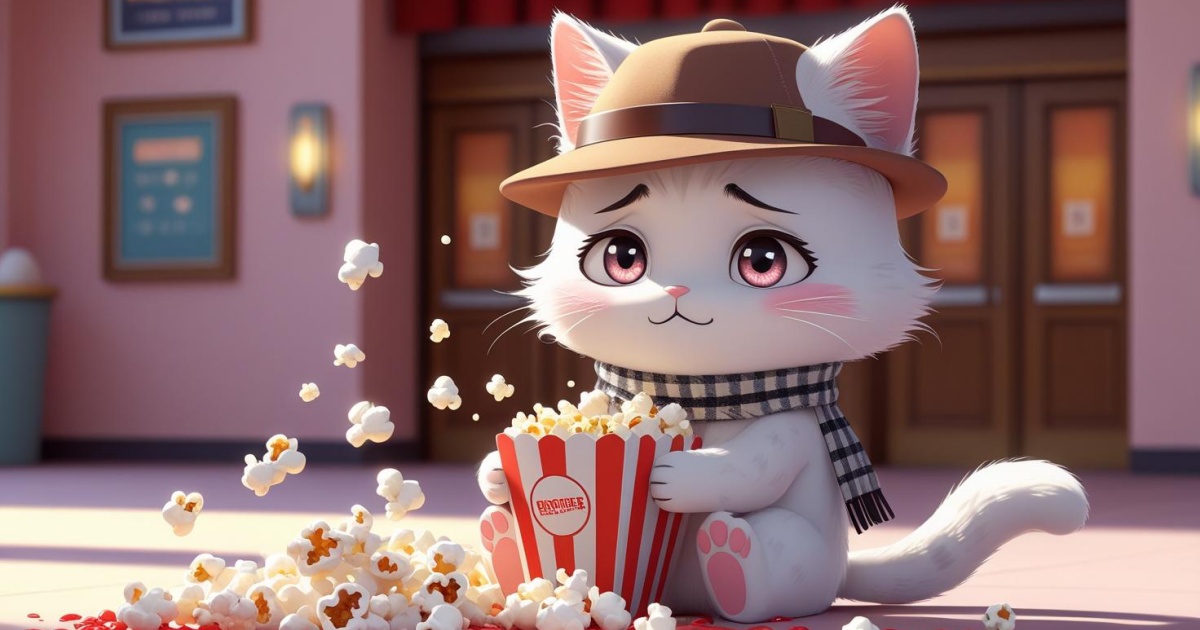 映画館でポップコーンを落とした！ぶちまけてこぼした時の対処法！